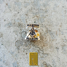 Master Mason Lapel Pin with G 925k Sterling Silver - Handmade Jewelry, Fathers Day Gift, Fathers Day Jewelry