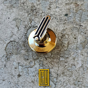 Masonic Plumb Sterling Silver Lapel Pin