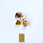 Ring with Amethyst or Citrine Gemstone