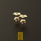 Masonic Forget Me not Earring Single or Set