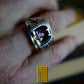 Scottish Rite Double Headed Hammered Ring