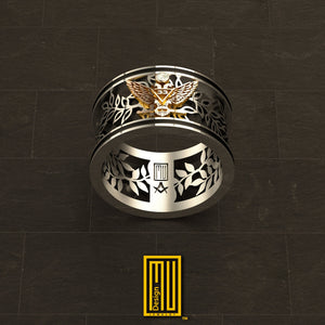 Scottish Rite 33rd Degree Masonic Ring