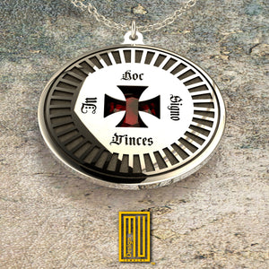 Knights of Templar Pendant with Special Gemstone