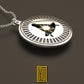 Masonic Pendant for Past Master with Gemstone