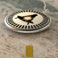 Masonic Pendant for Past Master with Gemstone