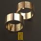 Gold Fingerprint Ring for Couples