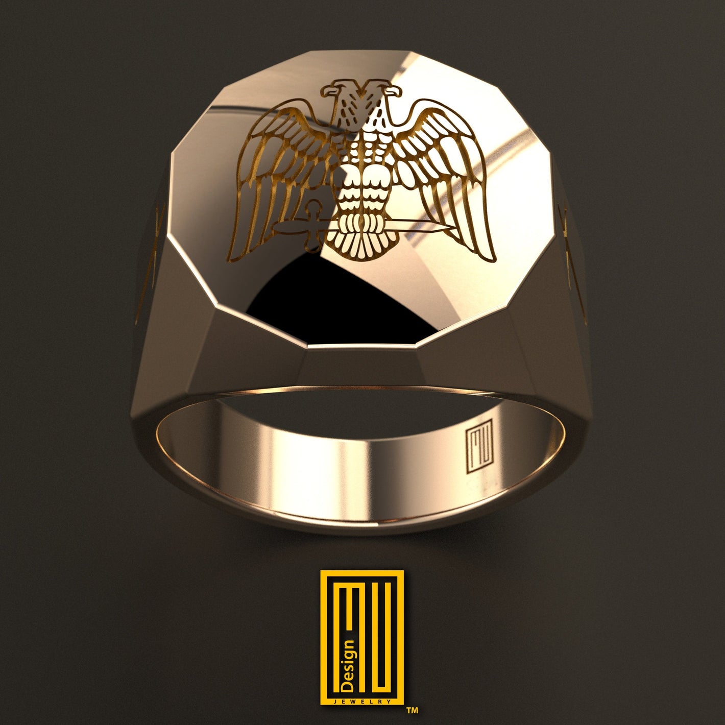 Minimalist Scottish Rite Ring