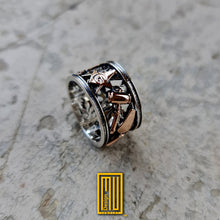 Masonic Ring S&C With "G" - Handmade Men's Jewelry