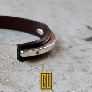 Masonic Bracelet 925k Sterling Silver with Emerald - Handmade Jewelry, Personalized Bracelet, Unique Gift