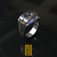 Scottish Rite Double Headed Hammered Ring