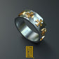 Ring for Knights Templar with Nine Cross