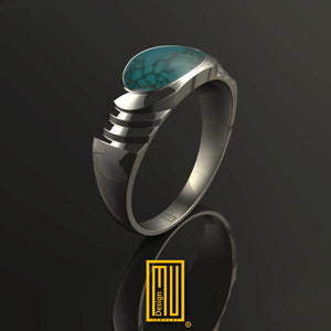 Ring with Turquoise Gemstone