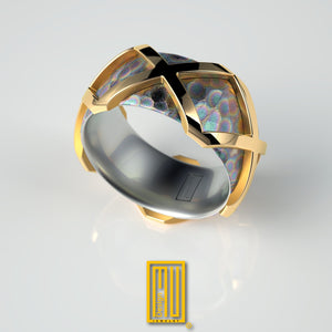 Ring With Five Golden X