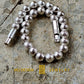 Solid Sterling Silver Bracelet with Hammer Effect Finish