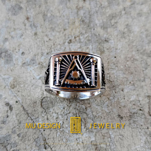 Past Master Ring Sterling Silver