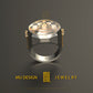 Dodecagon Shape Ring Special Cut Quartz