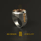 Dodecagon Shape Ring Special Cut Quartz