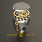 Dodecagon Shape Ring Special Cut Quartz