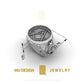 Dodecagon Shape Ring Special Cut Quartz