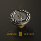 Masonic Lapel Pin, Broken Column- Handmade Jewelry, Masonic Design,