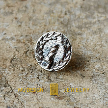 Masonic Lapel Pin, Broken Column- Handmade Jewelry, Masonic Design,