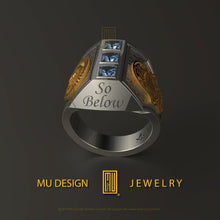 Custom design Masonic ring