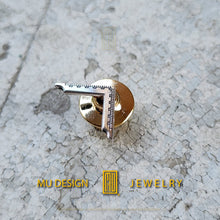 Worshipful Master Lapel Pin 925k Sterling Silver - Handmade Design, Masonic Gift and Unique Jewelry