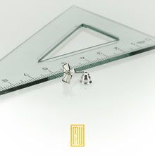 Masonic Earring 925k Sterling Silver Single or Set - Handmade Jewelry, Masonic Design and Custom Gift