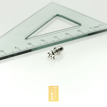 Master Degree Lapel Pin - 925k Sterling Silver, Handmade Jewelry, Custom Design, Freemason Gift