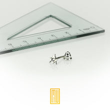 Masonic Earring 14k-18k Gold or 925k Sterling Silver Single and Set - Handmade Jewelry, Masonic Design and Aesthetic Gift