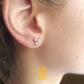 Masonic Earring 925k Sterling Silver Single or Set - Handmade Jewelry, Masonic Design and Custom Gift