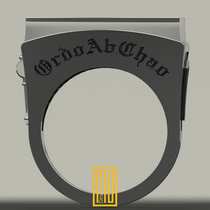 Ring for the Master Mason - 925k Sterling Silver - Freemason Handmade Man's Ring