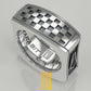 Masonic Ring Square Style - Handmade Men's Jewelry, Freemason Ring, Esoteric & Mystic Gift