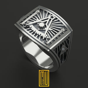 Past Master Ring Sterling Silver