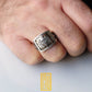 Scottish Rite Ring Rose Gold & Sterling Silver