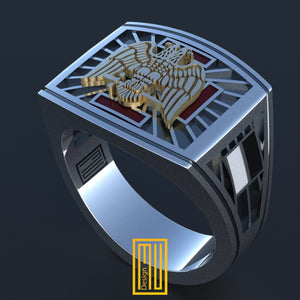 Scottish Rite Masonic Ring for 30th Degree