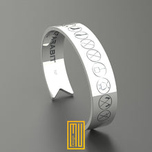 Masonic Bracelet with Lodge Officer Symbols - Personalized Bracelet, Handmade Men's Bracelet, Unique Gift