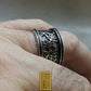 Ring with Acacia Leaves
