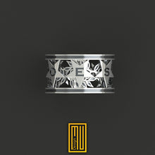 Order of the Eastern Star Ring with 925k Sterling Silver - Handmade Jewelry, Masonic Ring