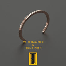 Masonic Copper Bracelet - Handmade Men's Jewelry,  Aesthetic Jewelry and Esoteric Jewelry for Men, Leather Bracelet